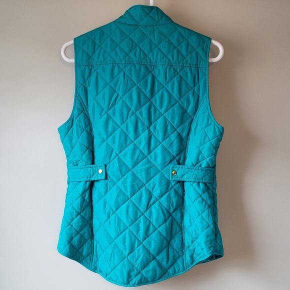 Quilted Puffer Vest CROWN & IVY Women's Medium Slim Fit - Picture 8 of 8